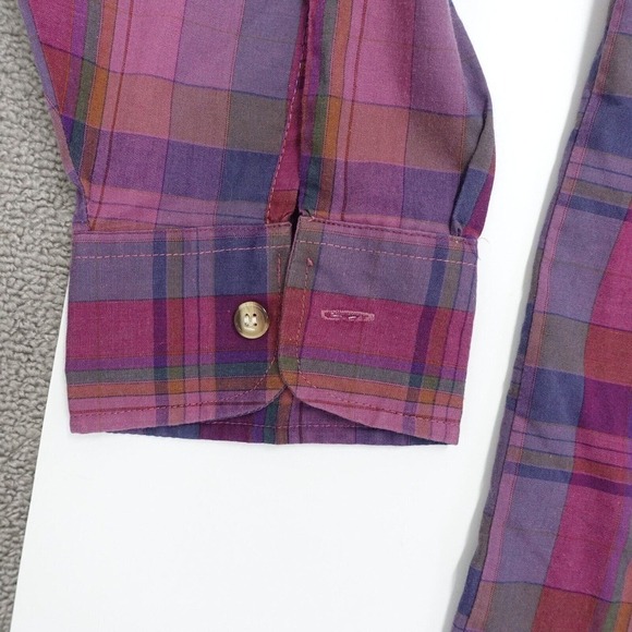 Samsons Shirt Men's Big 2X Multicolor Plaid Cotton Front Pockets Fit Button-Up - Picture 7 of 8